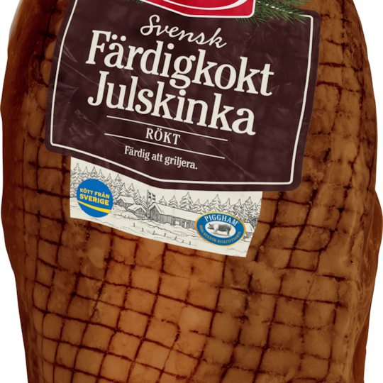 Julskinka Lättrökt Kokt Mellan