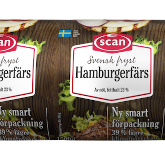 Hamburgerfärs Fryst