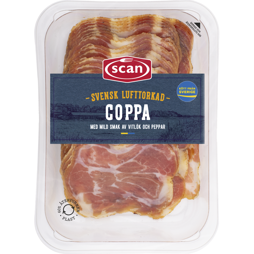 Coppa, skivad